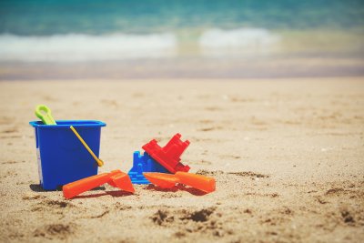 Kids Toy on Sand beach
